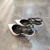 L FGJ 5806 时尚尖头中后空跟鞋女凉鞋 商品缩略图4