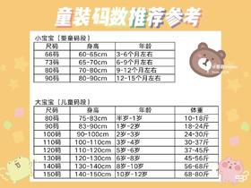 果断收藏！宝宝的服装尺寸大全