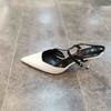 L FGJ 5806 时尚尖头中后空跟鞋女凉鞋 商品缩略图1