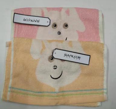 三利灵动小狗儿童方巾7052-25*50cm（限富临店） 商品图0