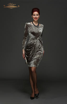 【特惠】YIQU |“光彩照人”连身裙（流金）PT