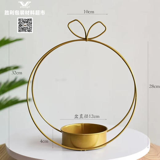 金属铁艺手提花篮 商品图1