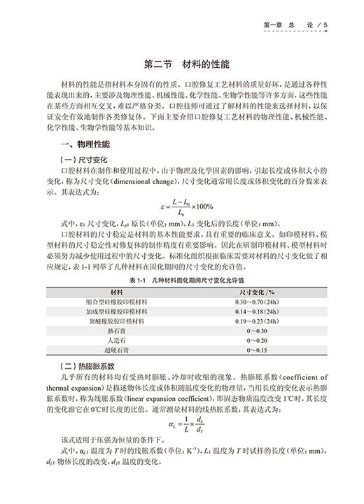 口腔修复工艺材料学 全国高职高专学校教材 供口腔医学技术专业用 岳莉 主编 9787117309868人民卫生出版社 商品图3