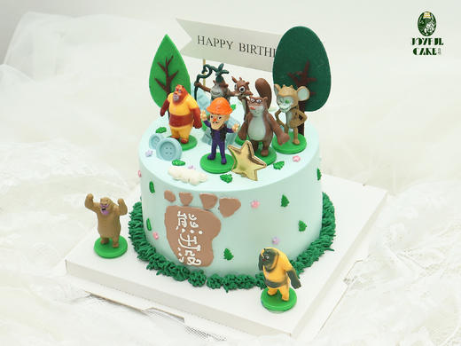 熊出没主题蛋糕 商品图3