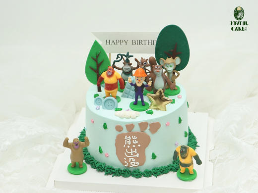 熊出没主题蛋糕 商品图1