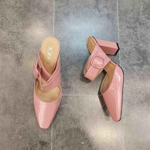 LFGJ 9506 设计师款高跟彩色跟鞋中后空女凉鞋 商品图3