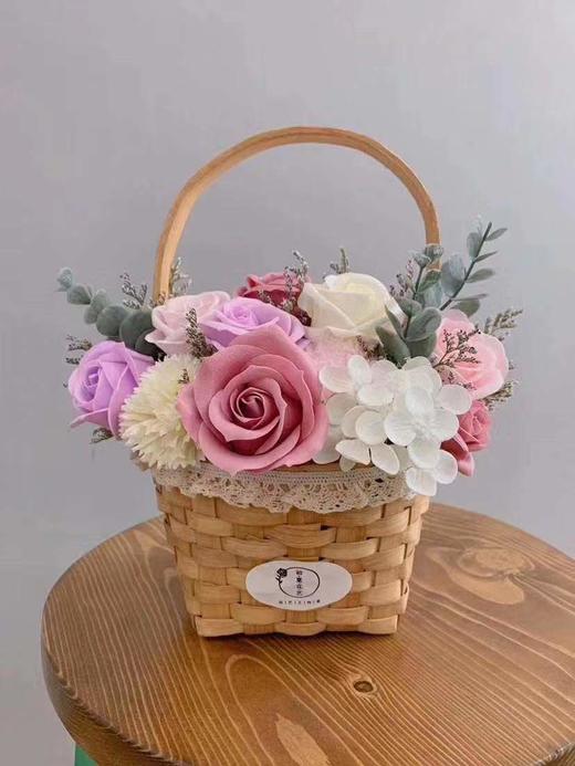 【团购热卖】蕾丝圆口方底花篮/低至6.5元20个起团 商品图2