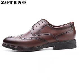 佐天奴/ZOTENO男士舒适柔软休闲皮鞋