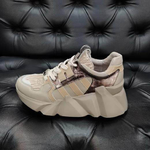 LFGJ 5221 真皮厚底松糕休闲运动百搭抵帮女鞋 商品图1