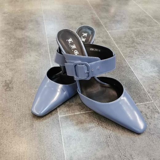 LFGJ 9506 设计师款高跟彩色跟鞋中后空女凉鞋 商品图8