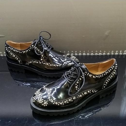 LFGJ 3706 朋克摇滚铆钉满帮女鞋 商品图5