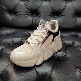 LFGJ 5221 真皮厚底松糕休闲运动百搭抵帮女鞋