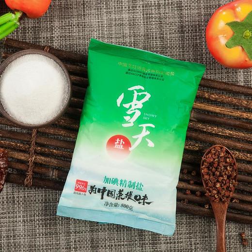 【BSS】雪天加碘精制盐 500克 商品图0