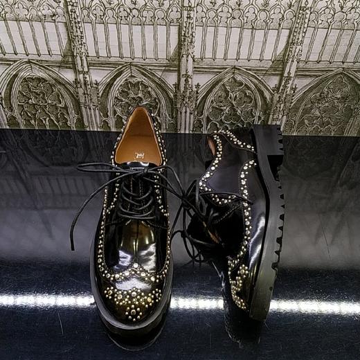 LFGJ 3706 朋克摇滚铆钉满帮女鞋 商品图2