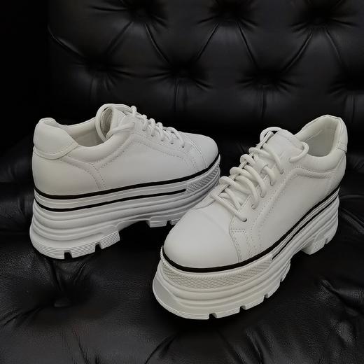 LFGJ 2246 真皮圆头松糕厚底百搭单鞋女 商品图4