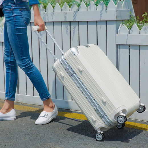 【黛黛安}黛黛安铝框拉杆箱28行李箱女学生26寸万向轮密码旅行箱男24皮箱子20寸 商品图2