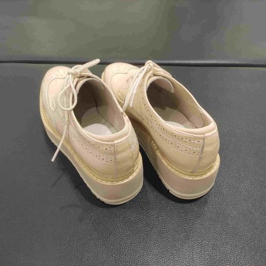 LFGJ 4103  漆皮英伦女鞋布洛克松糕女鞋春季真皮单鞋雕花 商品图10