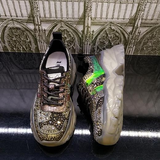 lfgj jeans BB066春季潮流休闲全钻果冻底老爹鞋 商品图2