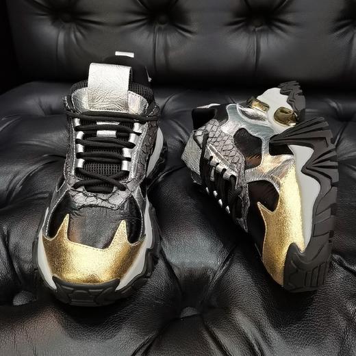 LFGJ 4906 春夏新款厚底增高亮面老爹鞋女 商品图9