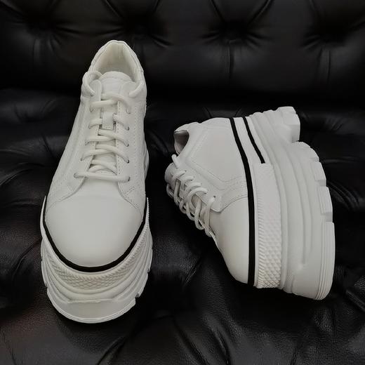 LFGJ 2246 真皮圆头松糕厚底百搭单鞋女 商品图1