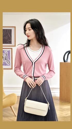 3F声雨竹针织外套