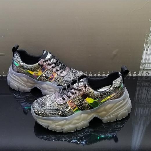 lfgj jeans BB066春季潮流休闲全钻果冻底老爹鞋 商品图5