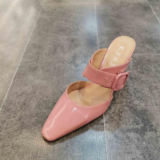 LFGJ 9506 设计师款高跟彩色跟鞋中后空女凉鞋 商品图0