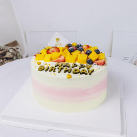 水果时光【夹心：草莓＋芒果＋扁桃仁榛子酱】