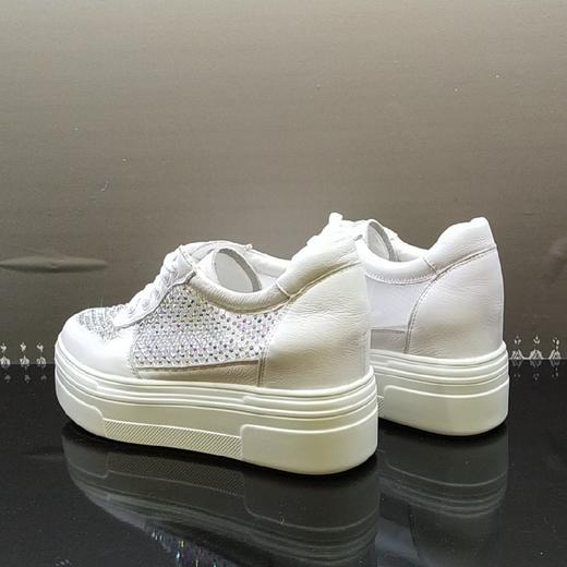 lfgj jeans BD902 夏季时尚休闲网面松糕厚底小白鞋 商品图4