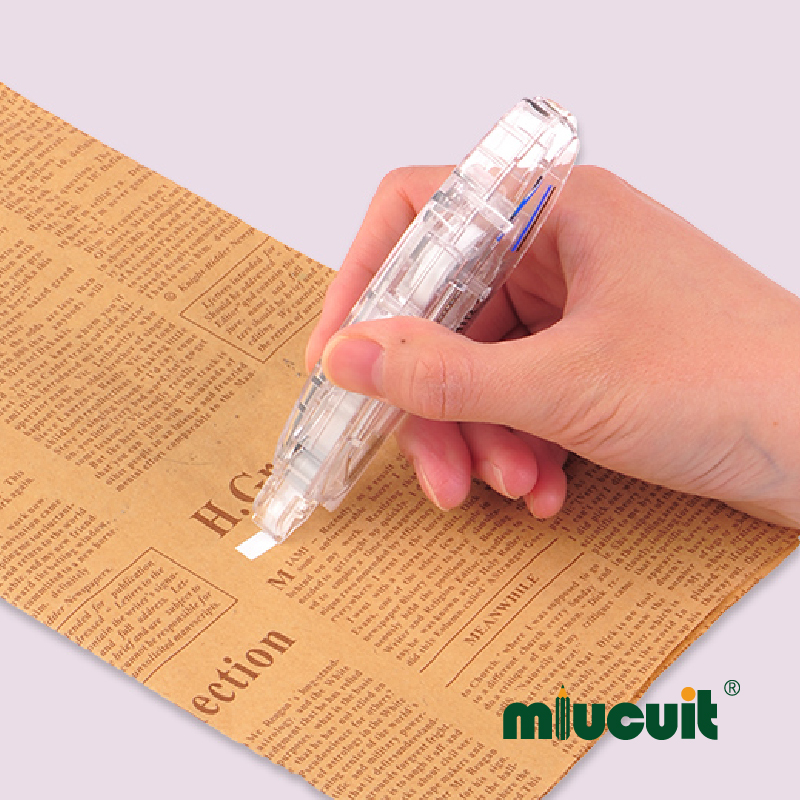 日本Tombow蜻蜓MONO AIR静音笔型修正带学生用透明涂改带可换替芯