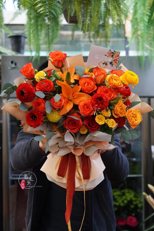 橙色系花束 200 商品图1