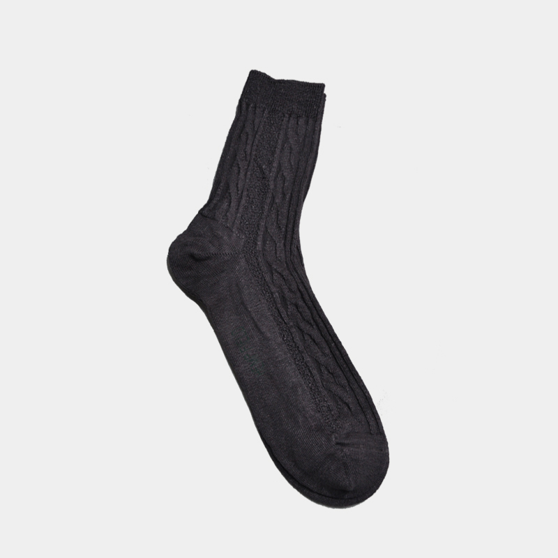 麻+hempfield大麻袜青褐 3双装