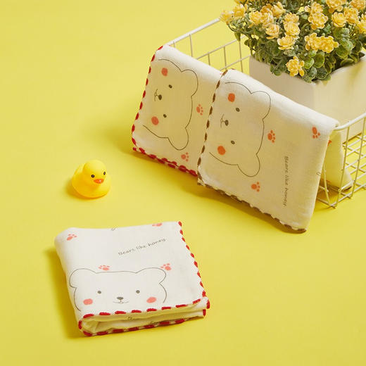 【专柜多样屋】-面巾2条装30只单纱毛巾不掉毛速干儿童毛巾成人洗澡巾 擦脸巾 擦汗巾 喂奶巾 口水巾 商品图4