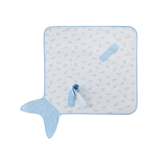 英氏婴儿抱被 男女宝新生儿春夏薄款舒适柔软抱毯YEBAJ21005A01 商品图4