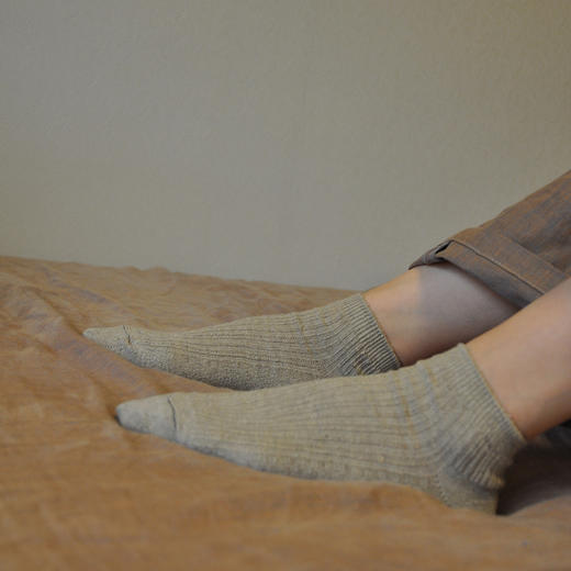 麻+汉麻袜 短袜 商品图4