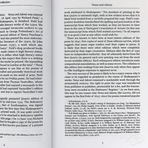 预售 【中商原版】莎士比亚：十四行诗和诗歌 完整版 英文原版 The Oxford Shakespeare: The Complete Sonnets and Poems 商品图5