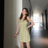 2022春夏季新款韩版牛油果绿色连衣裙女chic温柔吊带裙短款仙女 商品缩略图1