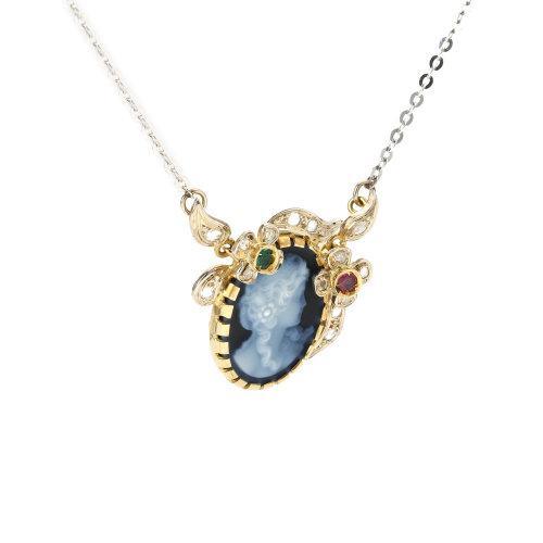 qi ta pin pai(其它品牌) 古董卡梅奥项链/展会专拍不退不换 商品图3