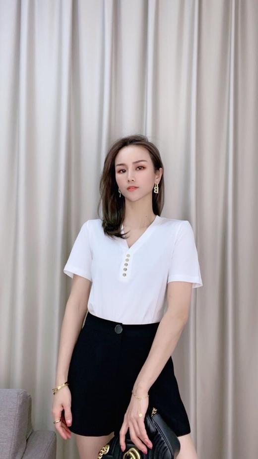 女V领短T13306 商品图1