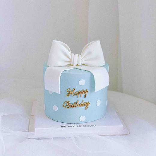 蓝白｜翻糖蝴蝶结 商品图0