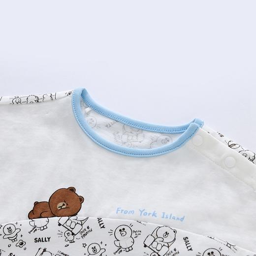 英氏婴儿短哈连体衣宝宝纯棉爬服夏款卡通连体哈衣YRHBJ21602A01 商品图1