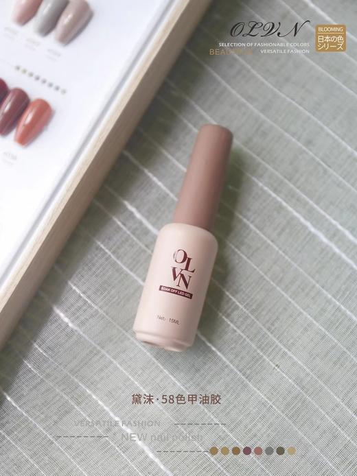 黛沫58色日式甲油胶 商品图5