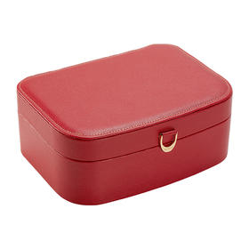 【多样屋专柜】荔枝纹首饰盒/中/红