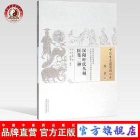 汉阳叶氏丛刻医集二种（中国古医籍整理丛书 综合08）清 叶志诜 著 中国中医药出版社 中医畅销书籍