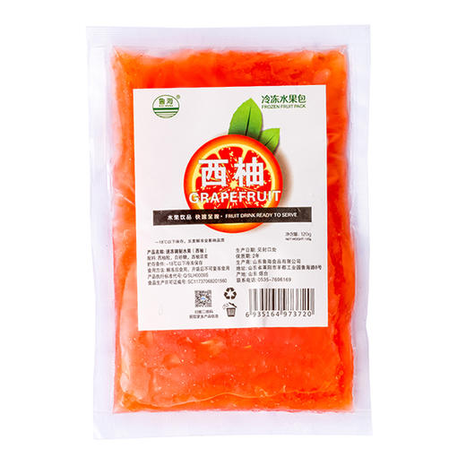 鲁海 速冻调制水果包 西柚口味120g/袋 60袋/箱 商品图0