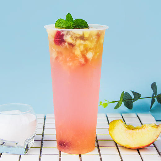 鲁海 速冻调制水果包 水蜜桃口味130g/袋 60袋/箱 商品图1