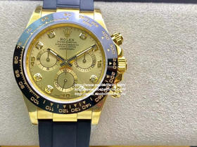 NOOB official厂➕正品原版开模 劳力士 迪通拿 4130机芯 N厂全新订制版劳力士迪通拿专属Cal.4130自动上链机芯，厚度和正品一致全部功能100%完全实现，使用了订制版KIF避震器❕