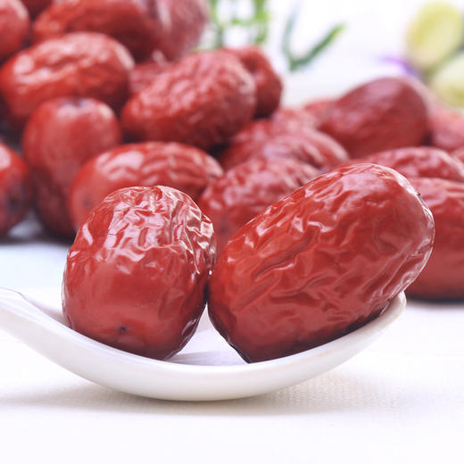 【新疆 • 若羌灰枣】当季新枣 一级灰枣 肉质紧实 有弹性 个大核小 甘醇清甜 天然吊干红枣 商品图1