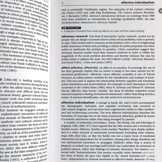 【中商原版】A Dictionary of Sociology 英文原版 牛津词典：社会学（社会学词典） John Scott 商品图4