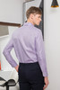 callisto浅紫丝绵混纺衬衫  SQSTL029C 商品缩略图3